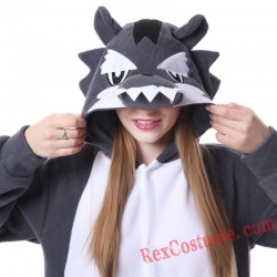 Adult Big Wolf Kigurumi Onesie Pajamas Cosplay Costumes