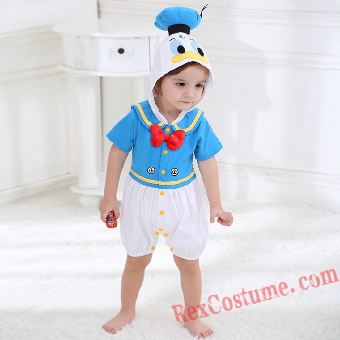 Donald duck onesie