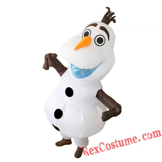 blow up olaf costume