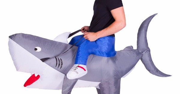 Adult Inflatable Blow Up Shark Costume