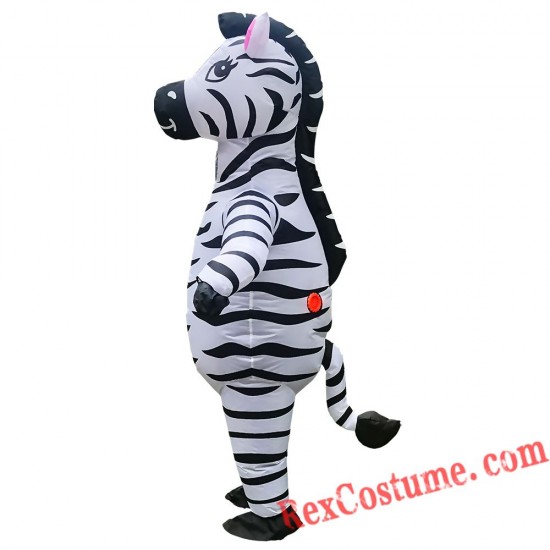 Horse Zebra Inflatable Costume for Adults