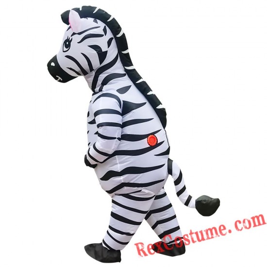 Horse Zebra Inflatable Costume for Adults